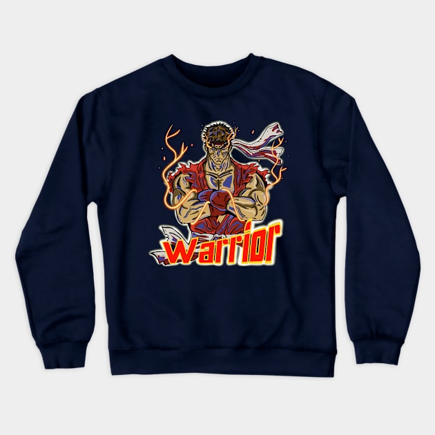 Super Power Warrior Crewneck Sweatshirt by RiyanRizqi